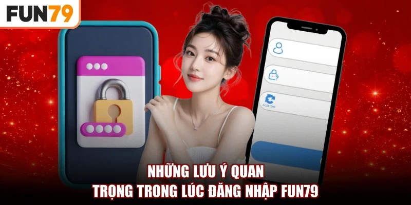 Những lưu ý quan trọng trong lúc đăng nhập fun79